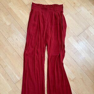 Flynn Skye Ruffled Flowy Pants | Size Small